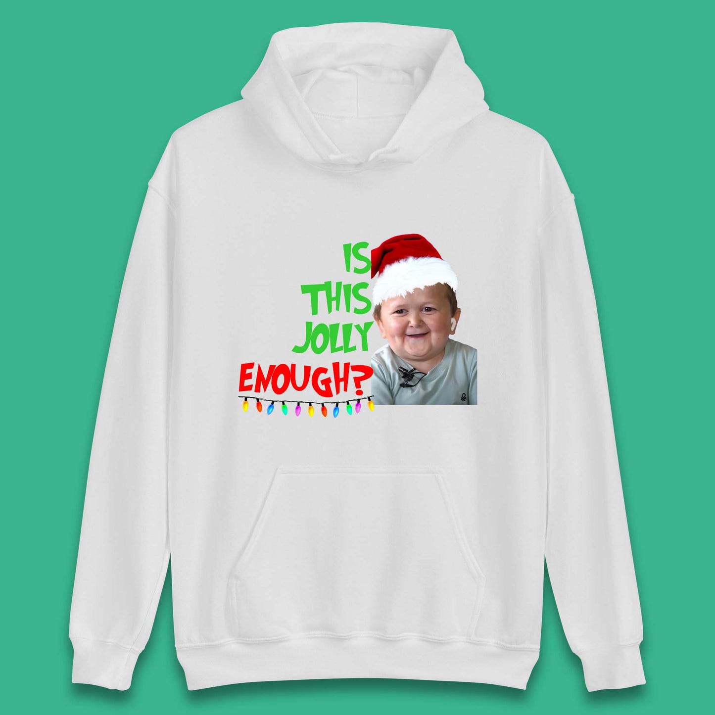 Jolly Enough Hasbulla Christmas Unisex Hoodie