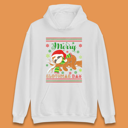 sloth christmas hoodie