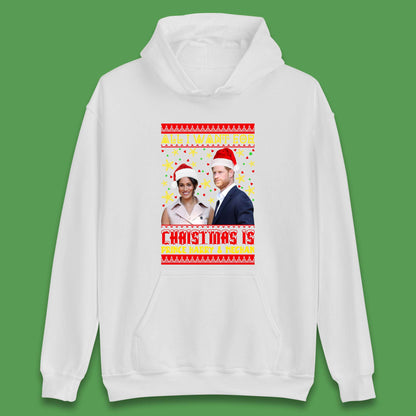 Prince Harry & Meghan Christmas Unisex Hoodie