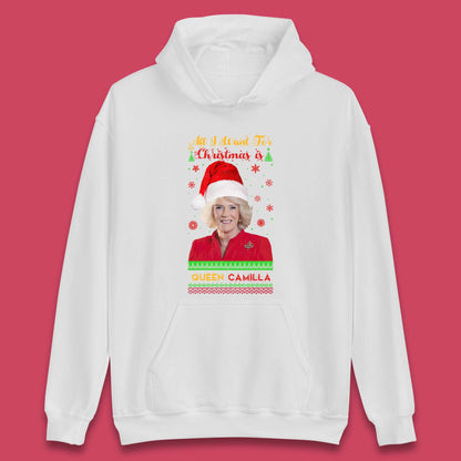 Queen Camilla Christmas Unisex Hoodie