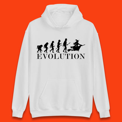 Witch Evolution Halloween Scary Spooky Witch Costume Unisex Hoodie