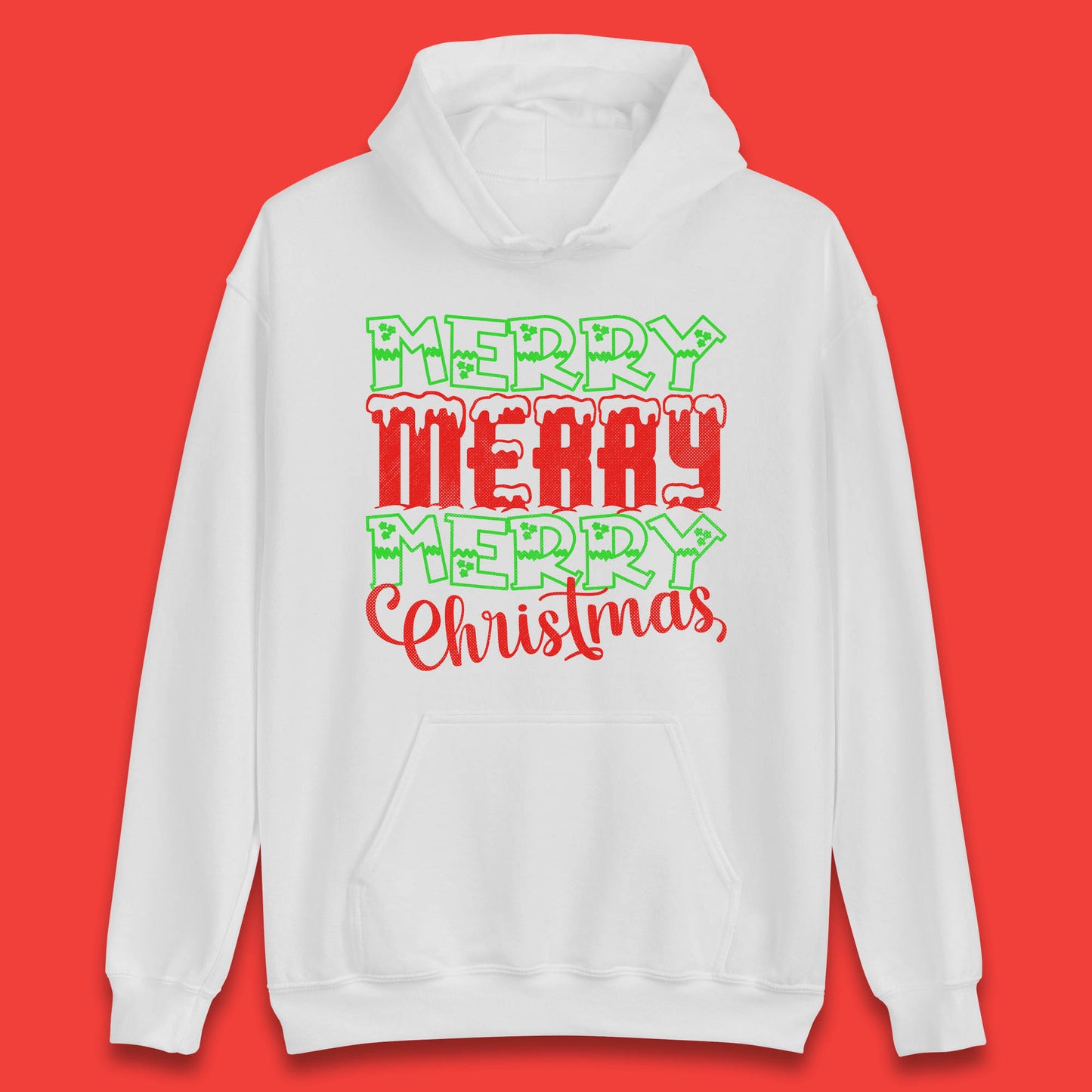merry merry merry christmas hoodie