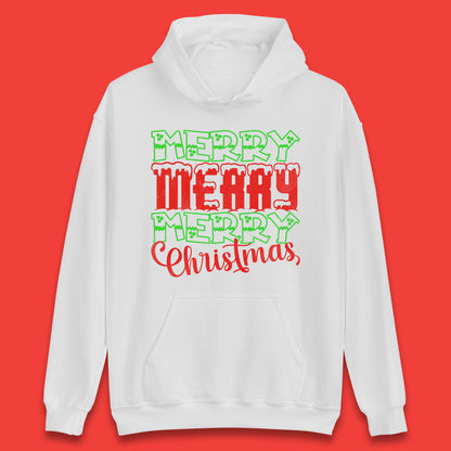 merry merry merry christmas hoodie