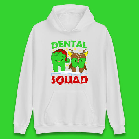 Dental Squad Christmas Dentist Xmas Dental Hygienist Festive Unisex Hoodie