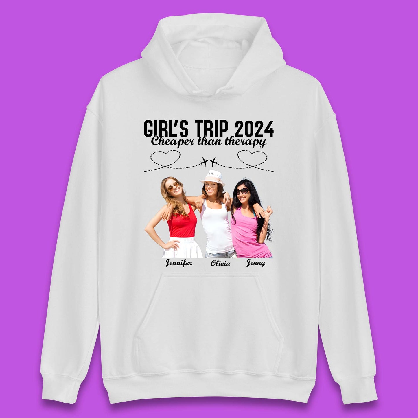 Personalised Girl's Trip Unisex Hoodie