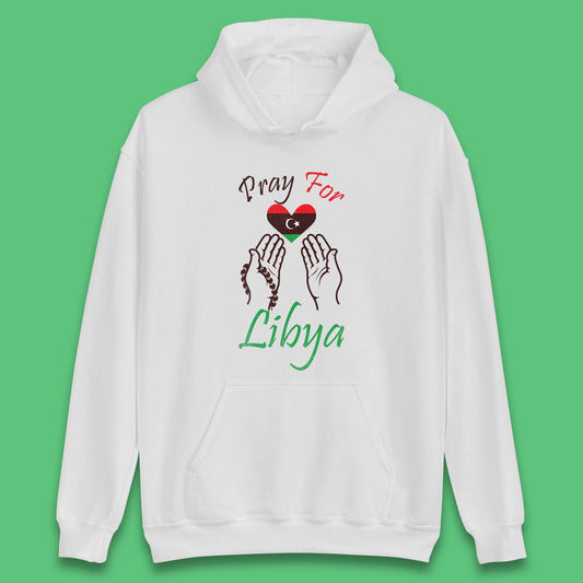 Pray For Libya Help Libya Flood Solidarity Stand With Libya Unisex Hoodie