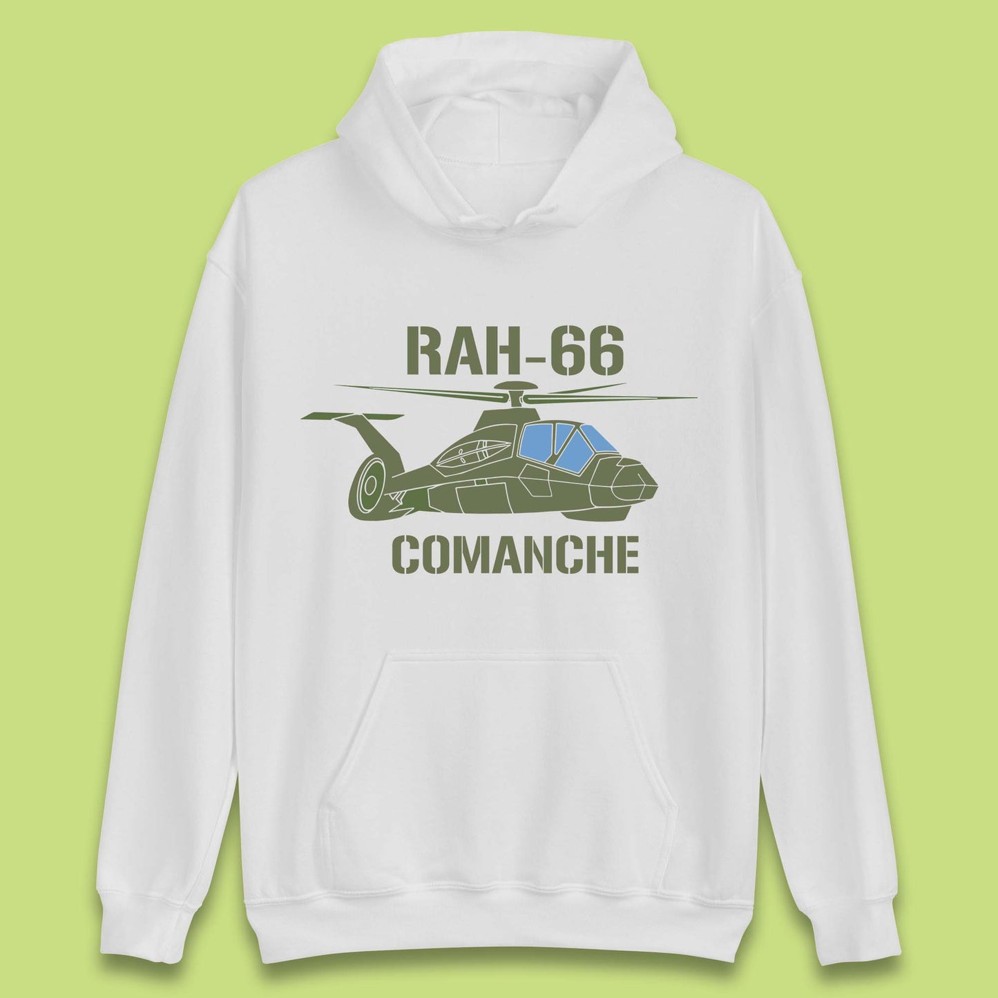 Boeing–Sikorsky RAH-66 Comanche US Army Gunship Attack Helicopter Unisex Hoodie