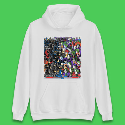 Bats VS Clowns DC Comics Batmans VS Joker Clowns Fighting Spoof Supervillain Comic Book Character Unisex Hoodie