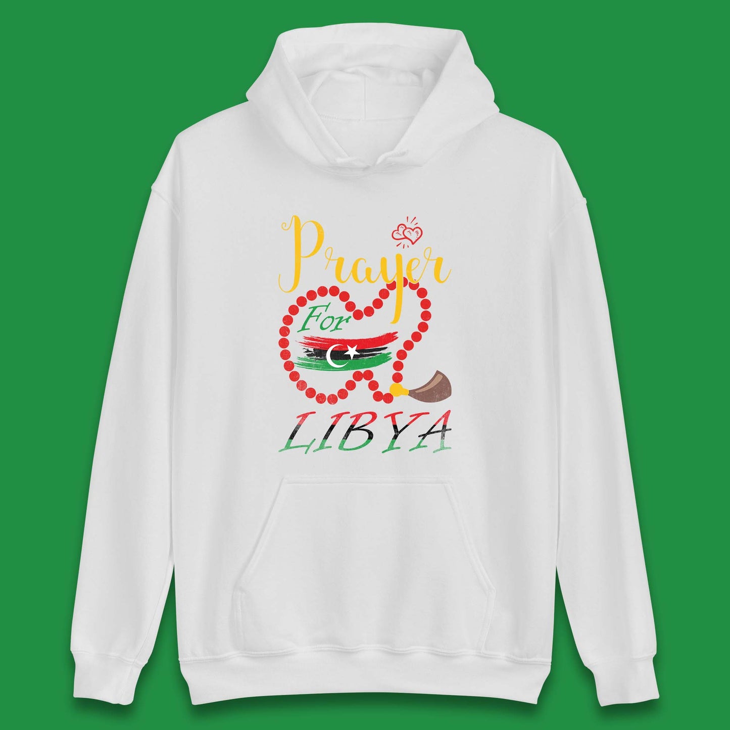 Prayer For Libya Help Libya Flood Solidarity Stand With Libya Unisex Hoodie