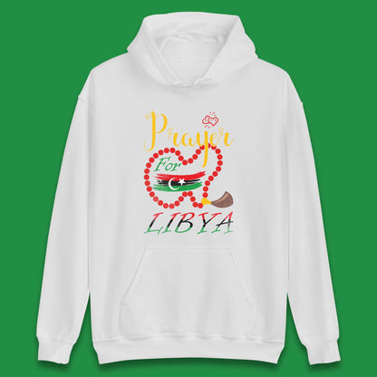 Prayer For Libya Help Libya Flood Solidarity Stand With Libya Unisex Hoodie