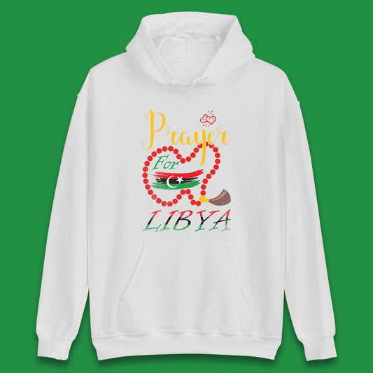 Prayer For Libya Help Libya Flood Solidarity Stand With Libya Unisex Hoodie