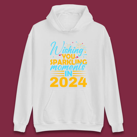 Wishing You Sparkling Moments in 2024 Unisex Hoodie