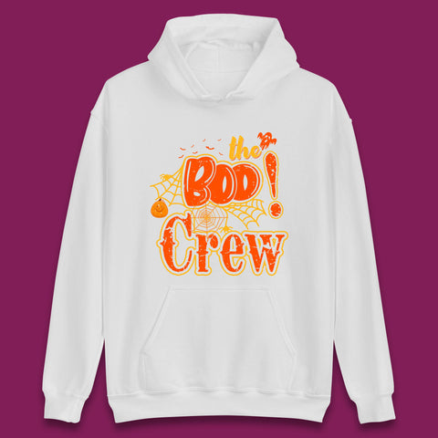 The Boo Crew Halloween Boo Squad Horror Scary Spokky Matching Costume Unisex Hoodie