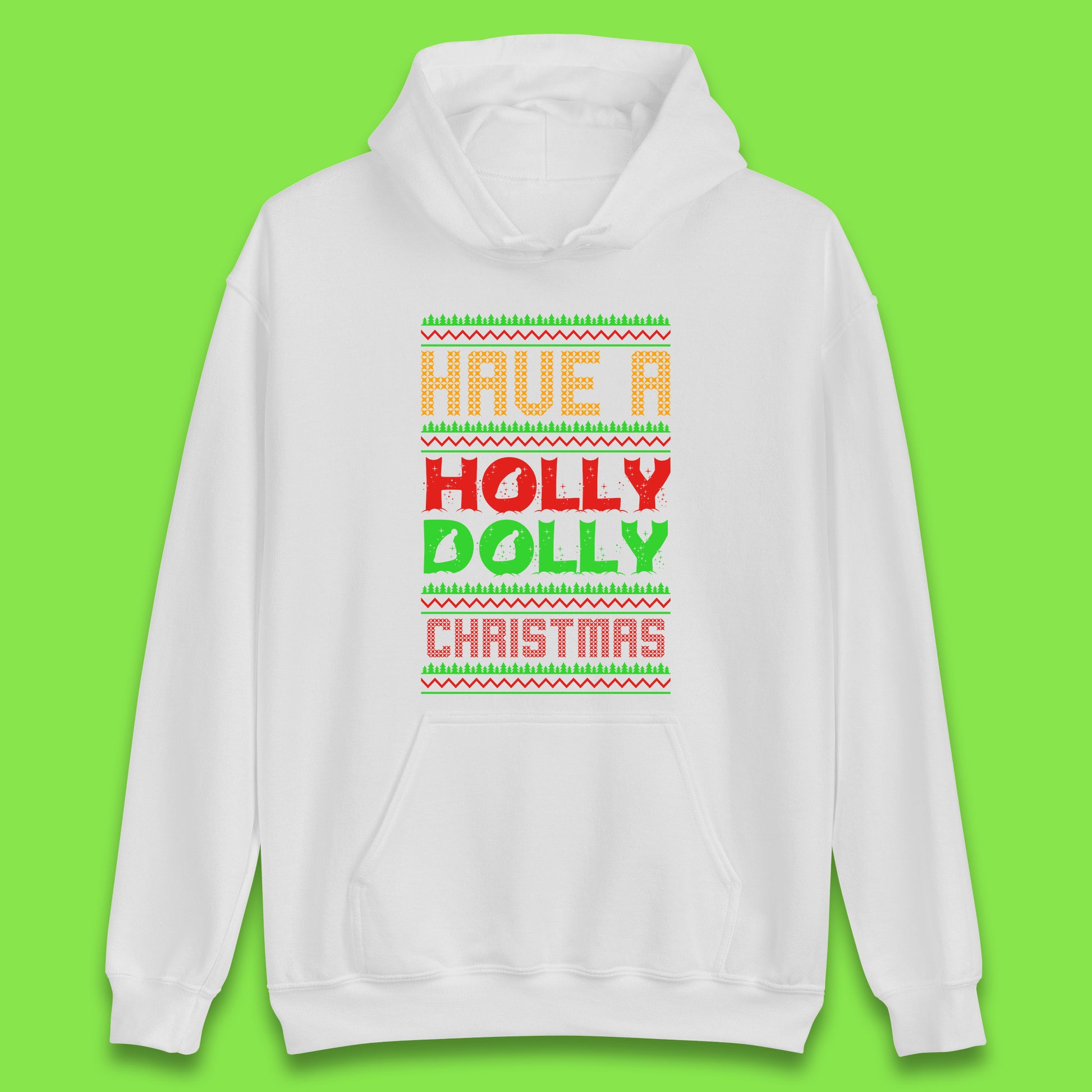 holly dolly christmas hoodie