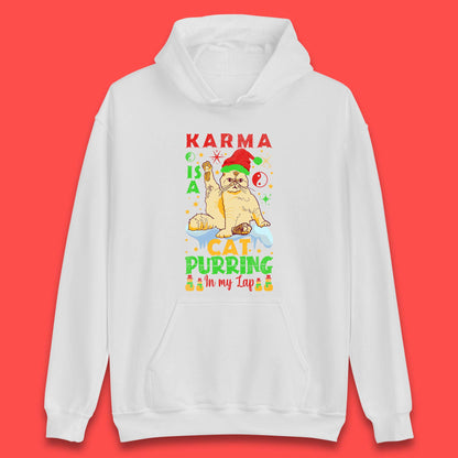 Christmas Karma Is A Cat Unisex Hoodie
