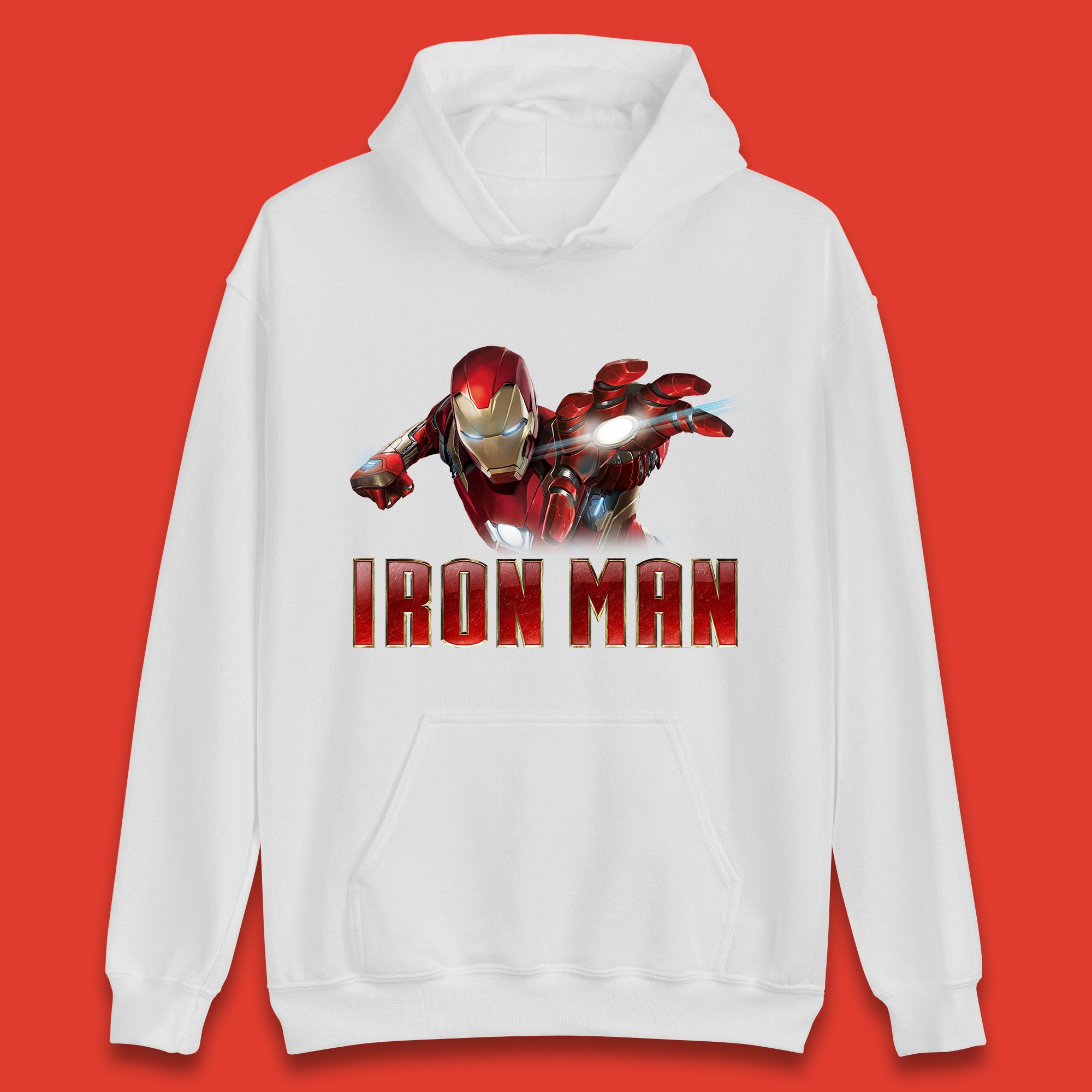 Iron Man Superhero Marvel Avengers Comic Book Character Flaying Iron-Man Marvel Comics Unisex Hoodie