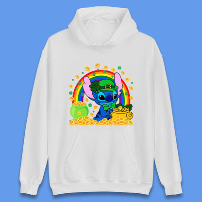 Disney Stitch St Patrick's Day Unisex Hoodie