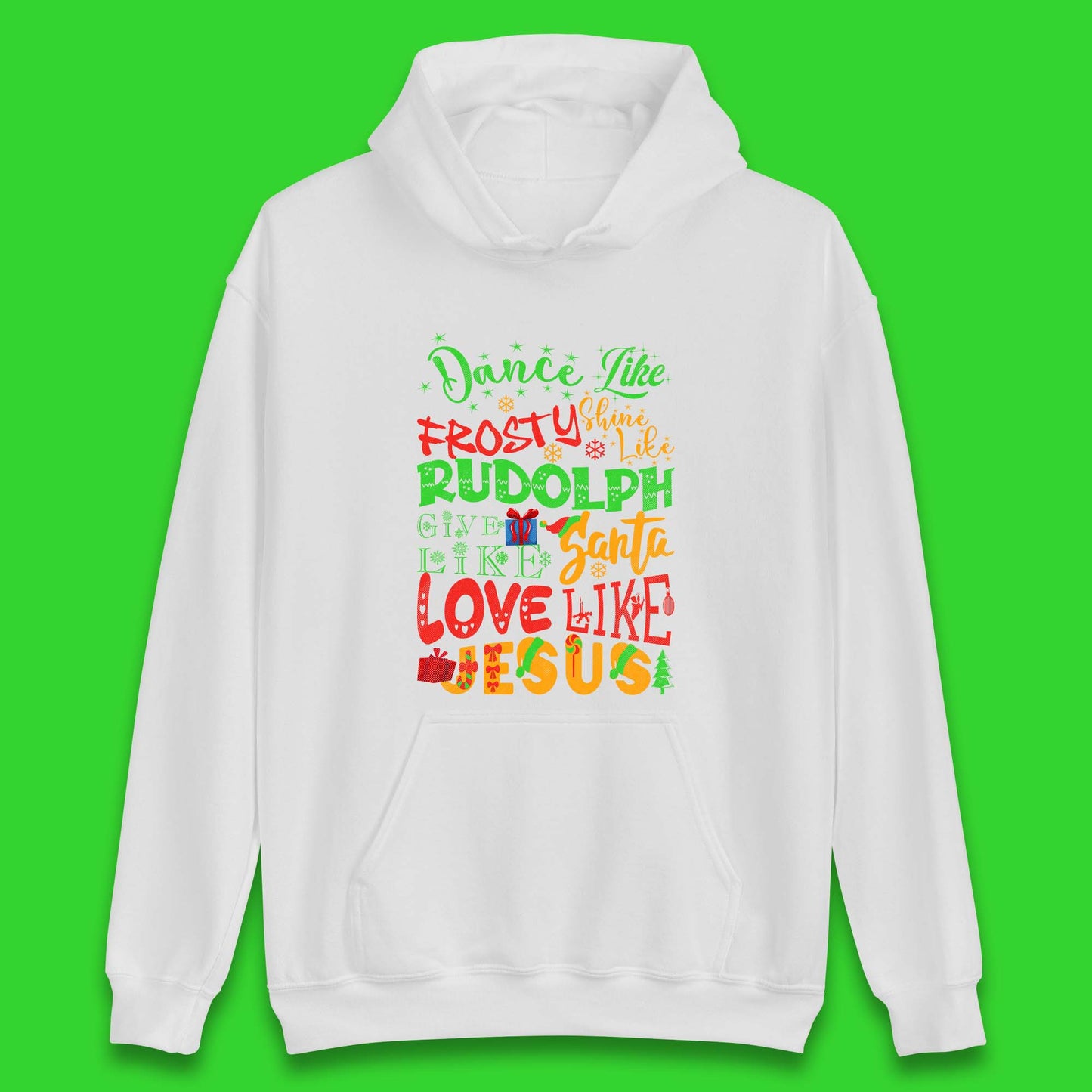 Dance Like Frosty Christmas Unisex Hoodie