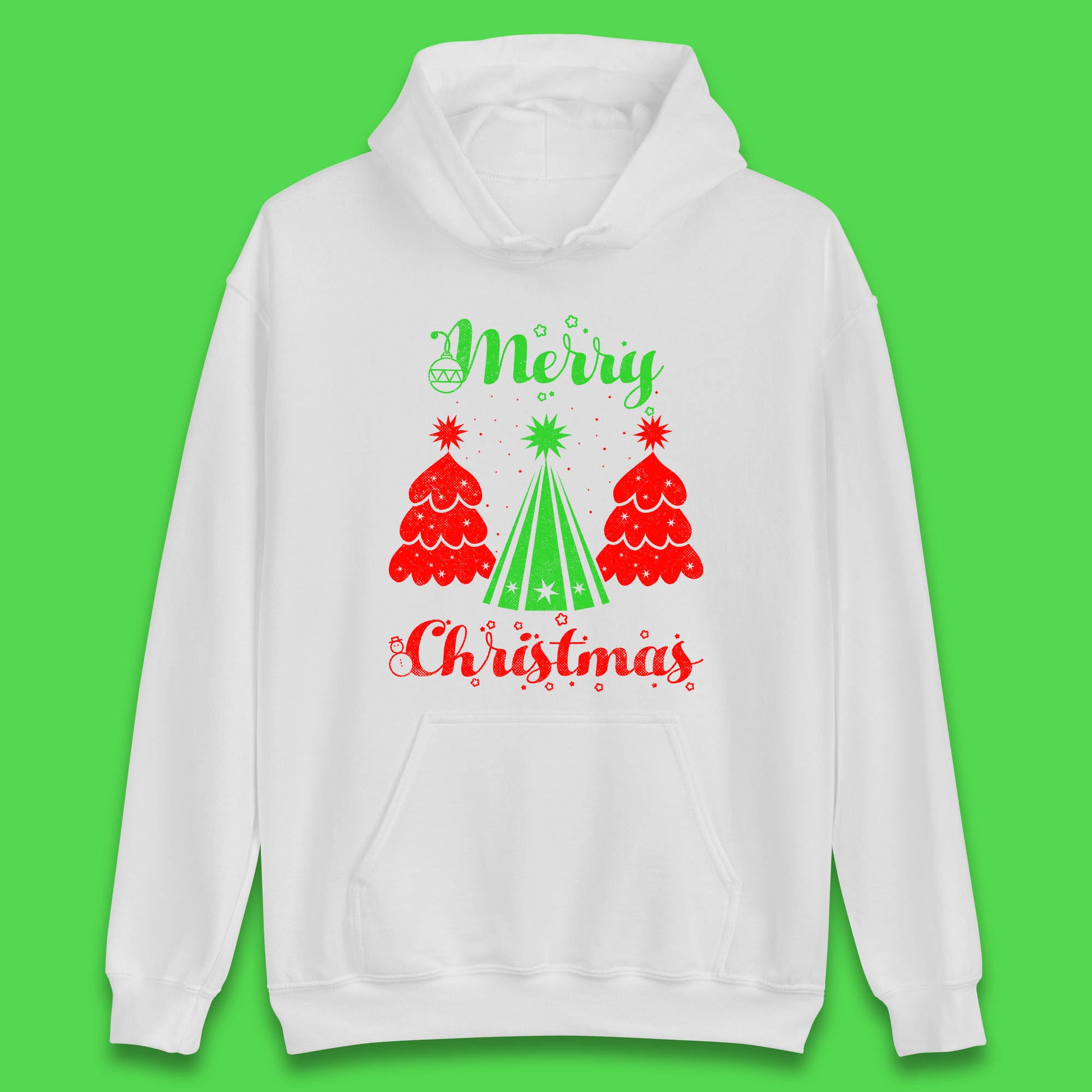 merry christmas tree hoodie