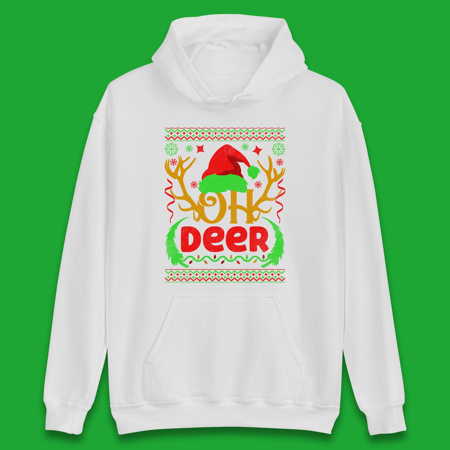 deer antlers christmas hoodie