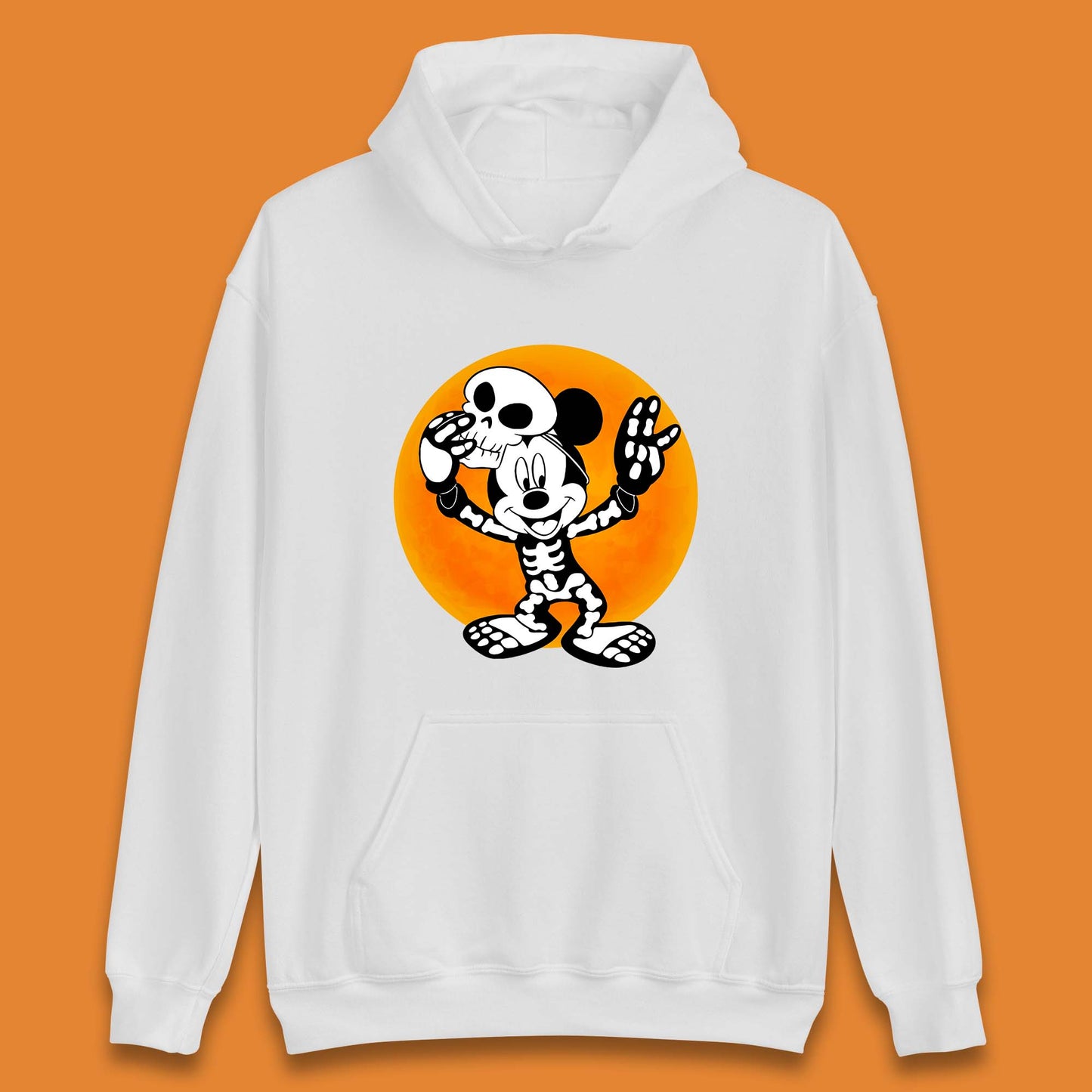 Disney Halloween Mickey Mouse Skelton Costume Disney World Horror Scary Disneyland Trip Unisex Hoodie