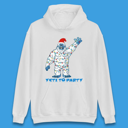 Yeti To Party Christmas Unisex Hoodie