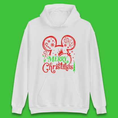 mickey mouse head christmas hoodie