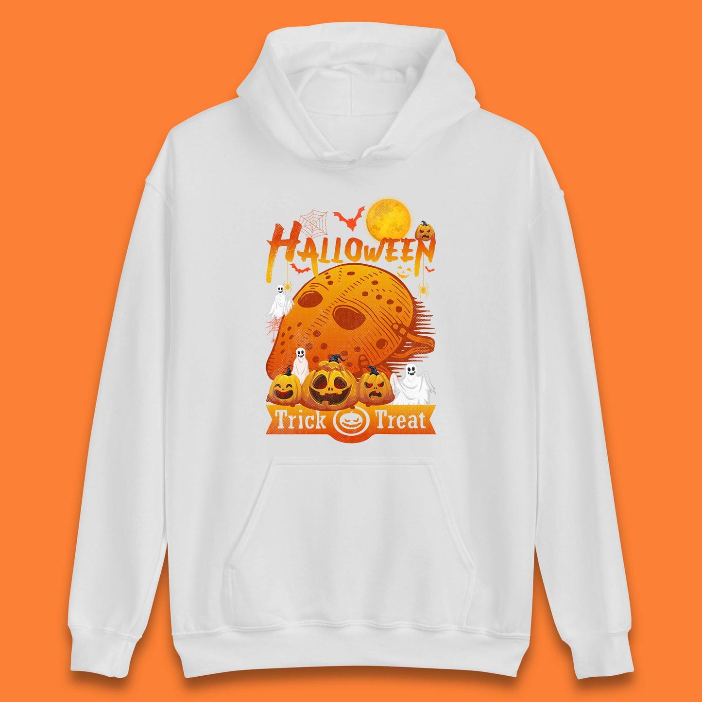 Happy Halloween Jason Voorhees Face Mask Halloween Friday The 13th Horror Movie Halloween Pumpkins Unisex Hoodie