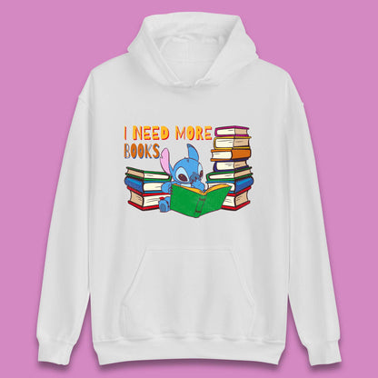 Stitch Reading A Book Unisex Hoodie