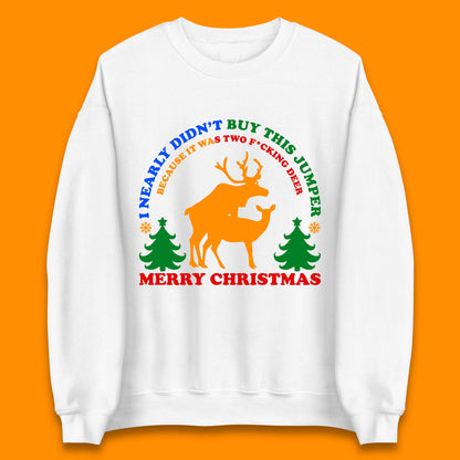 Offensive Rude Christmas Unisex Sweatshirt