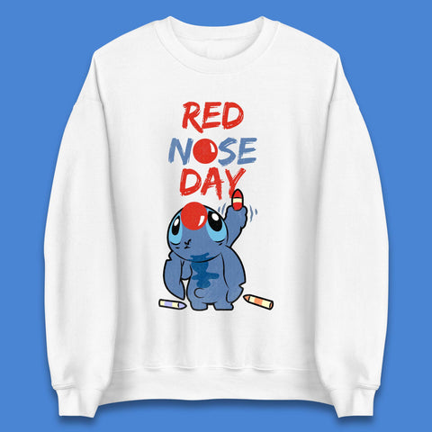 Red Nose Day Stitch Unisex Sweatshirt