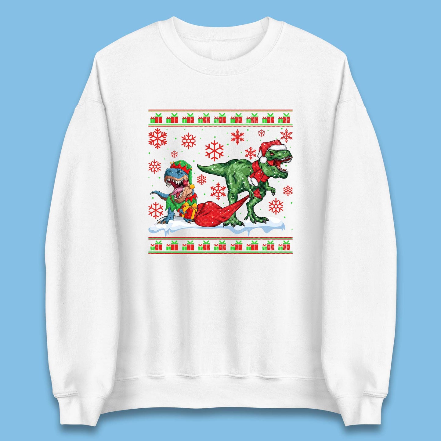 santa & elf costume sweatshirt