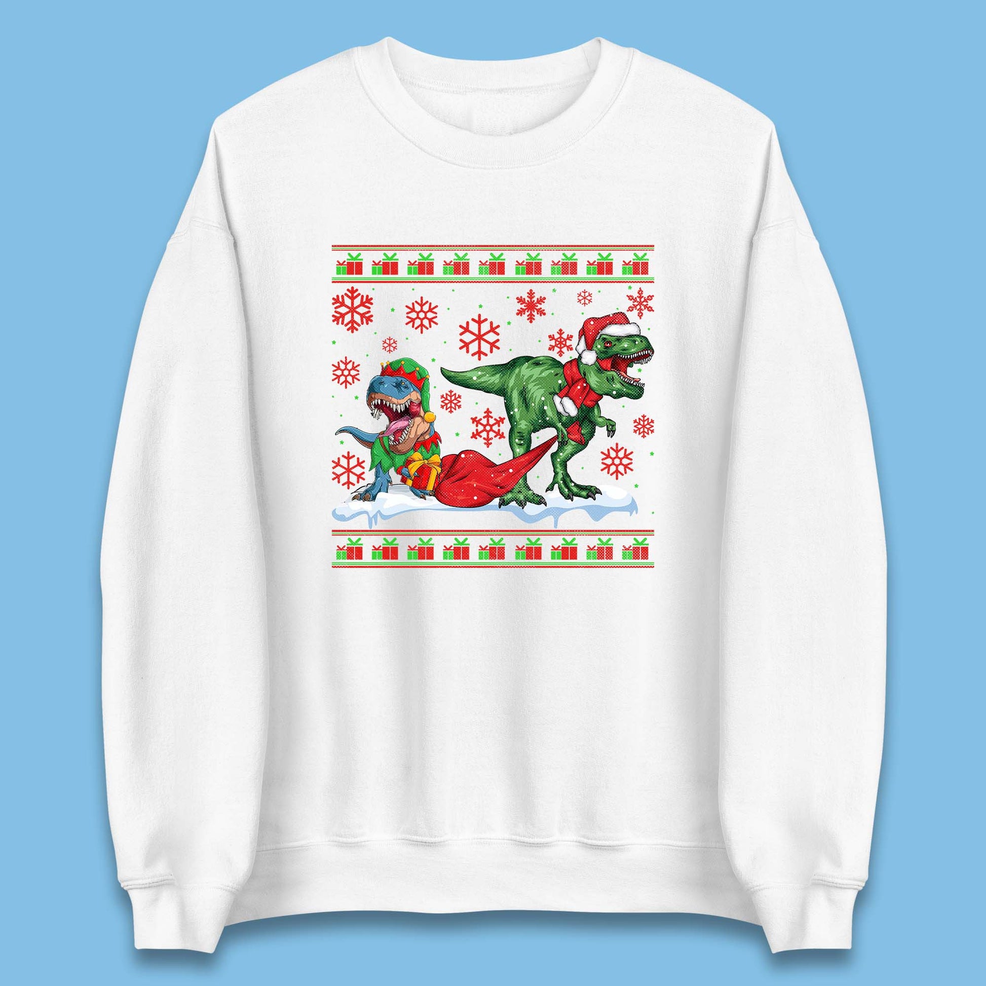 santa & elf costume sweatshirt