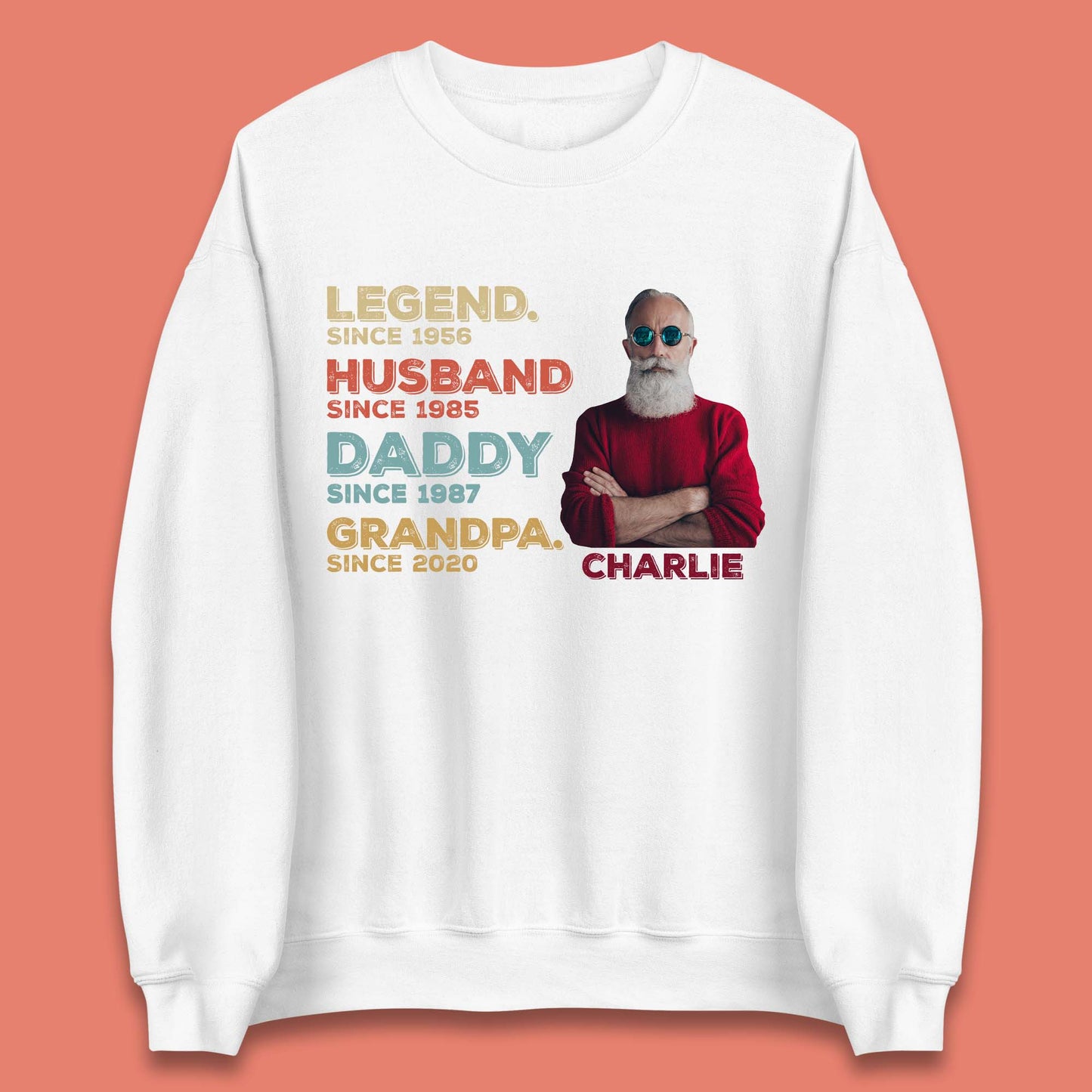 Personalised Legend Husband Daddy Grandpa Unisex Sweatshirt