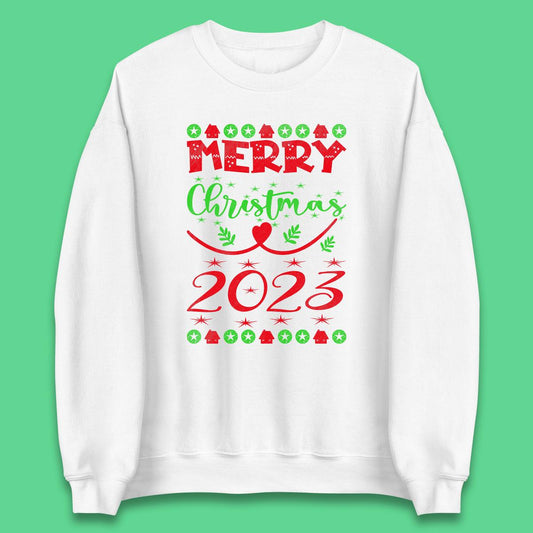 Merry Christmas 2023 Winter Holiday Xmas Festive Celebration Unisex Sweatshirt