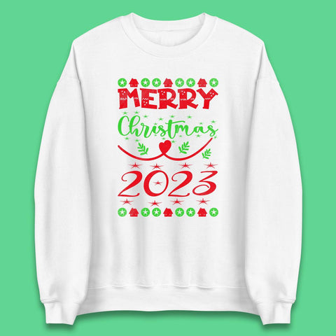 Merry Christmas 2023 Winter Holiday Xmas Festive Celebration Unisex Sweatshirt
