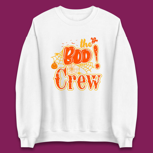 The Boo Crew Halloween Boo Squad Horror Scary Spokky Matching Costume Unisex Sweatshirt