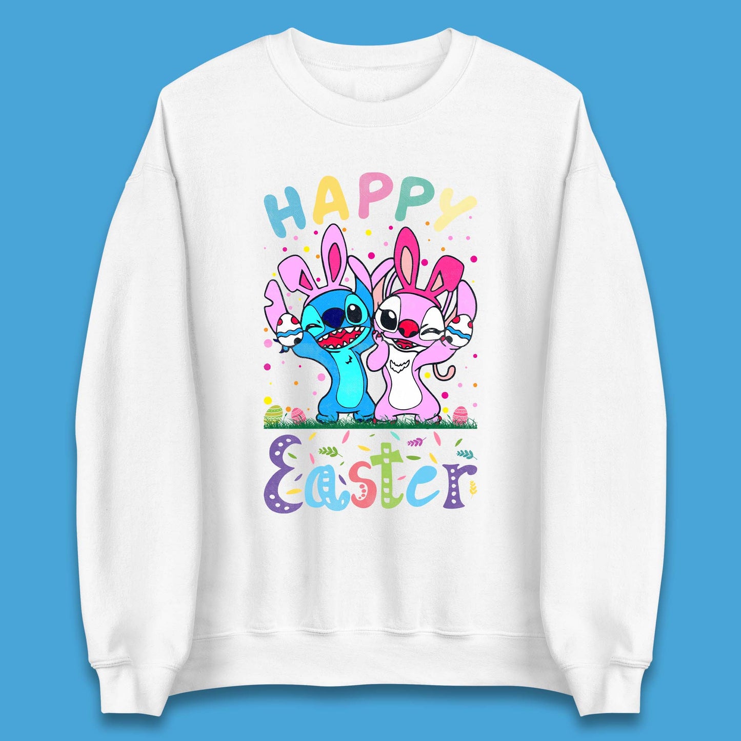 Happy Easter Stitch Unisex Sweatshirt