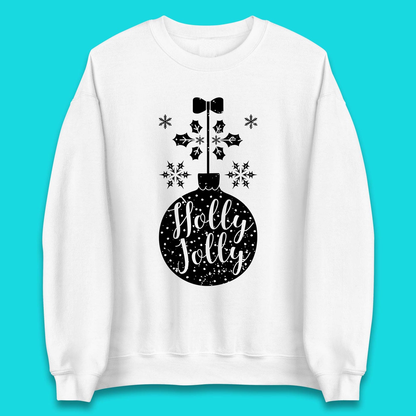 holly jolly christmas sweatshirt