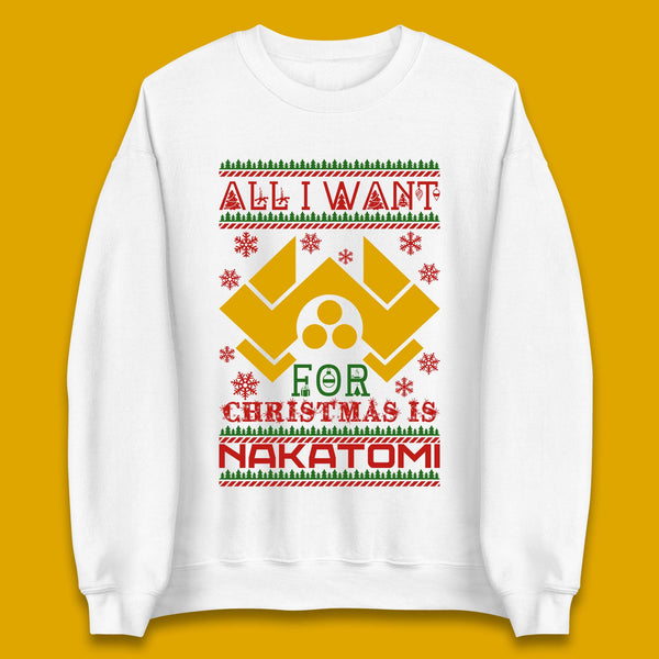 Want Nakatomi For Christmas Unisex Sweatshirt