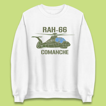 Boeing–Sikorsky RAH-66 Comanche US Army Gunship Attack Helicopter Unisex Sweatshirt