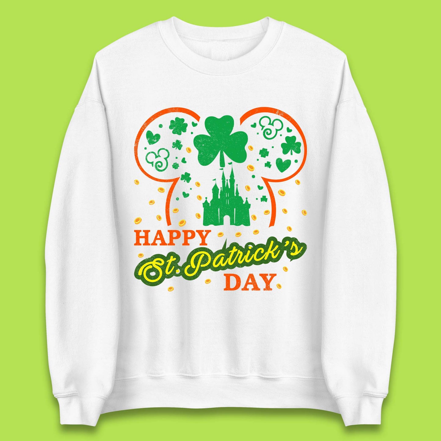 Disney Happy St. Patrick's Day Unisex Sweatshirt
