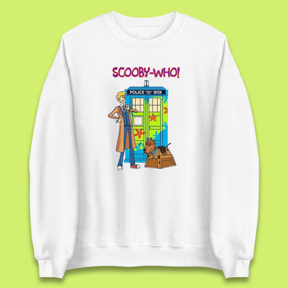 Scooby-Who Police Public Call Box  Scooby-Doo Doctor Who Tardis Police Box Unisex Sweatshirt