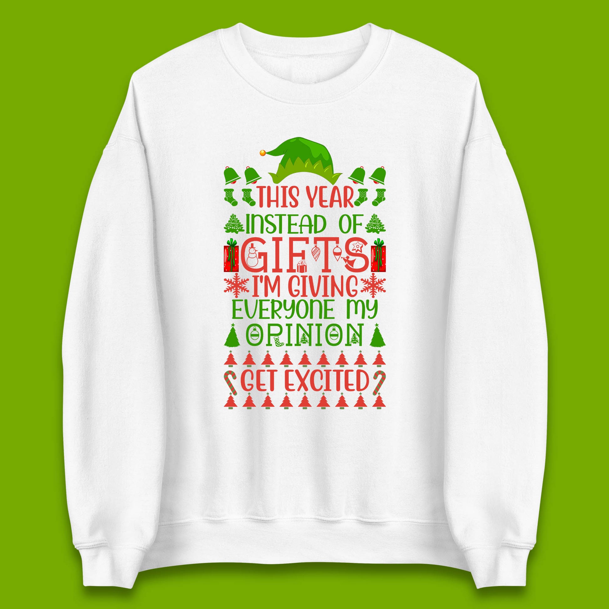 christmas elf sweatshirt