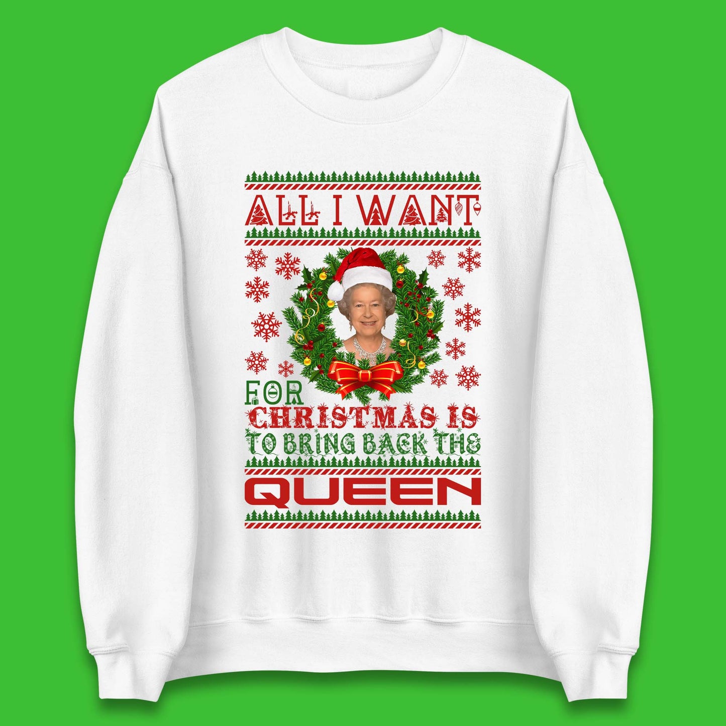 Queen Elizabeth Christmas Sweater