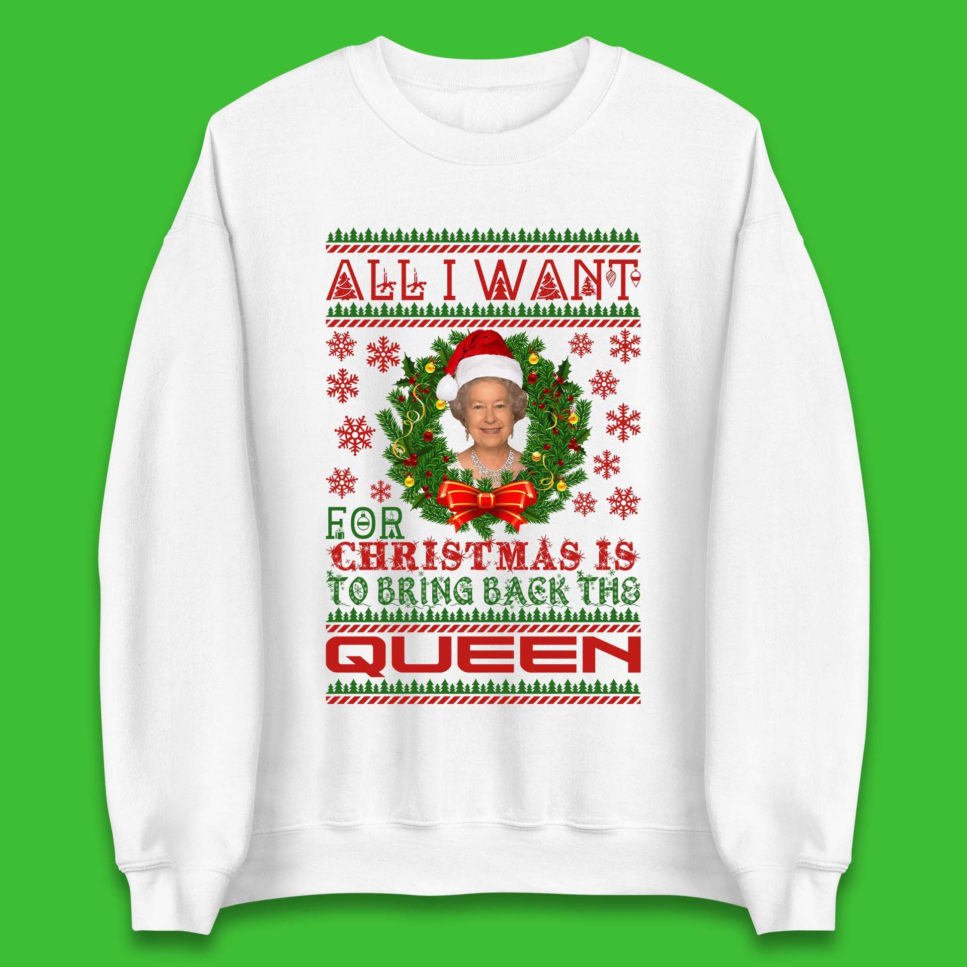 Queen Elizabeth Christmas Sweater