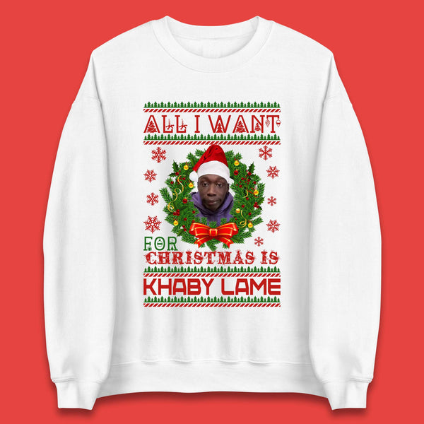 Want Khaby Lame For Christmas Unisex Sweatshirt