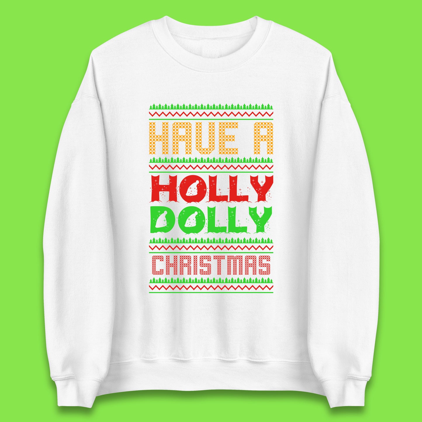 holly dolly christmas sweatshirt