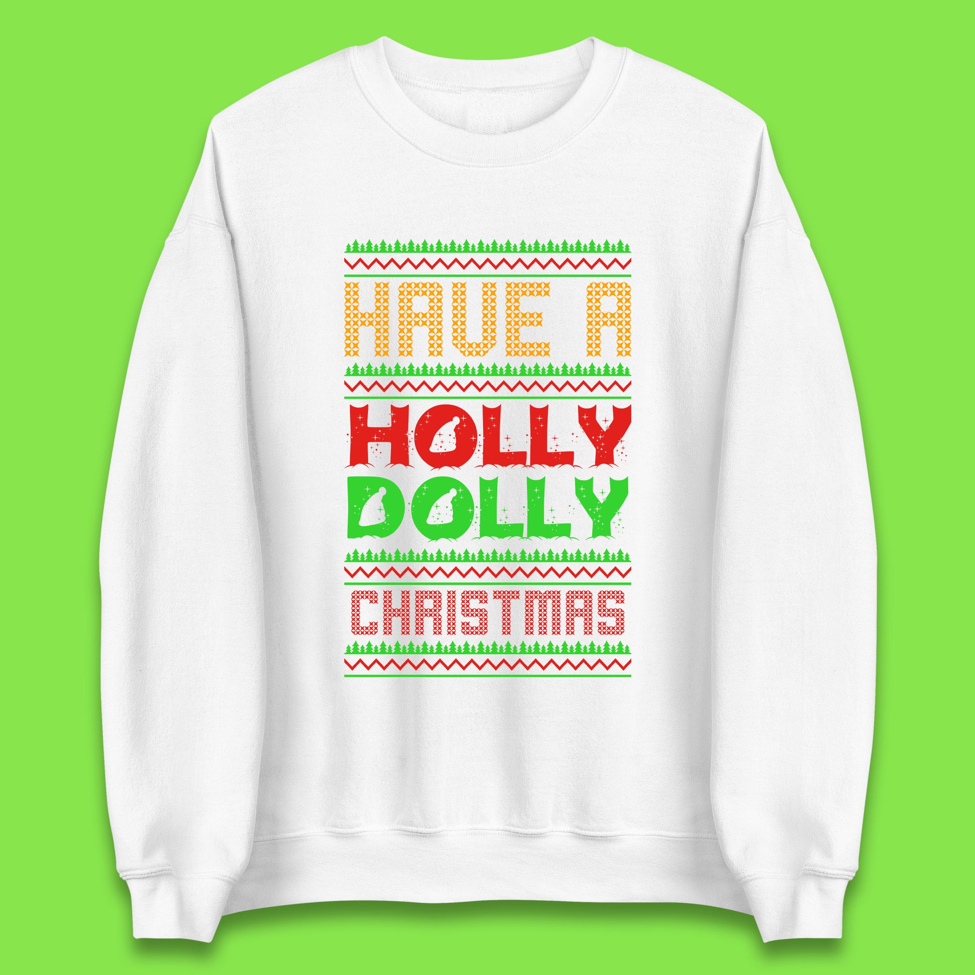 holly dolly christmas sweatshirt