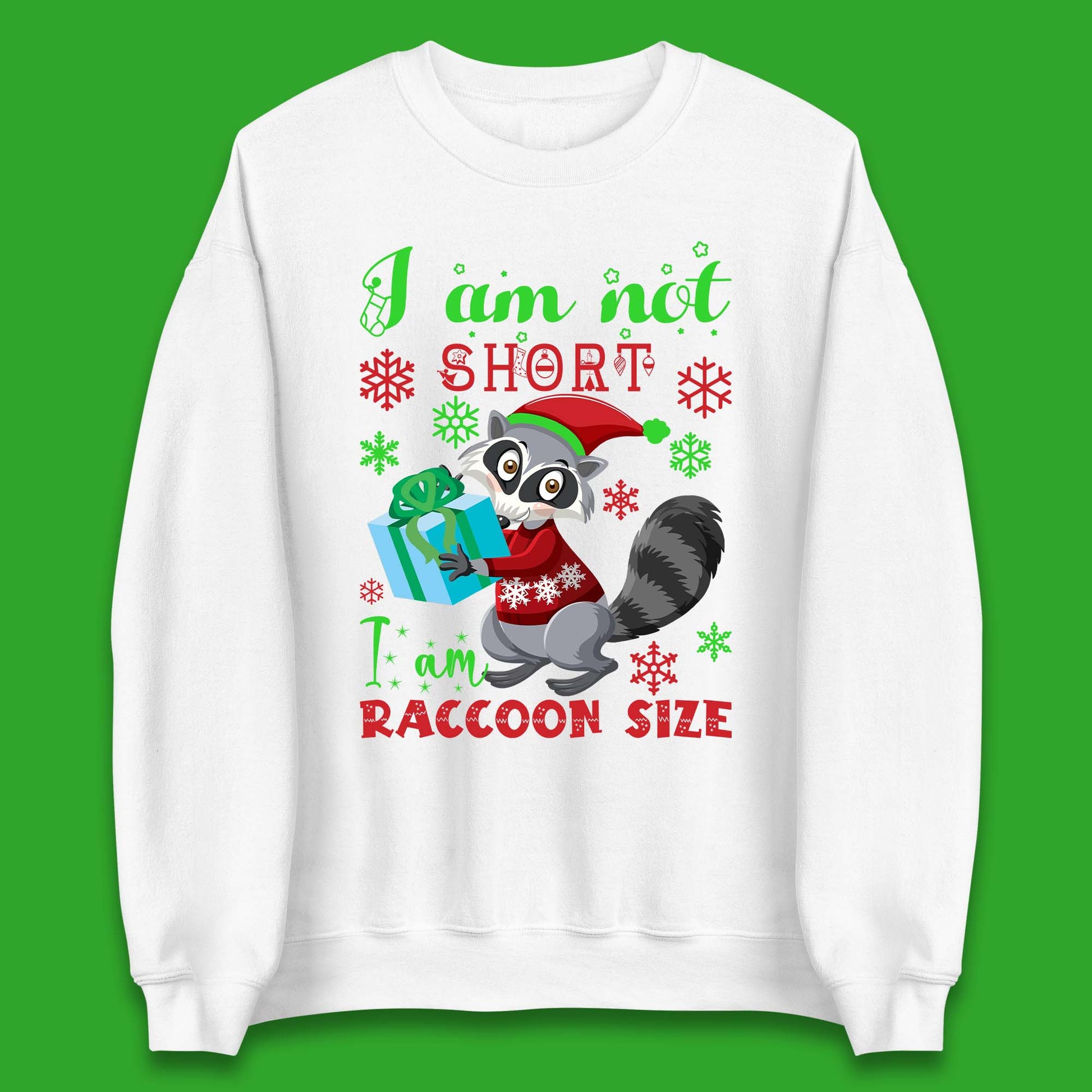 Racoon Christmas Jumper